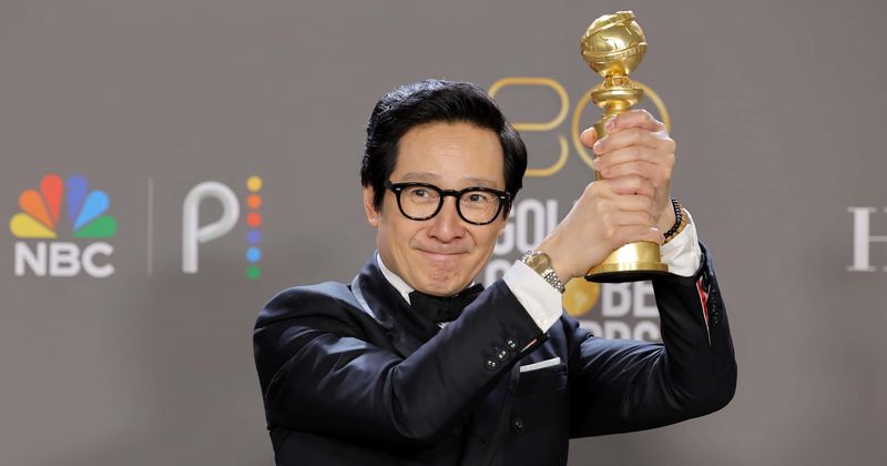 Ke Huy Quan Gives an Emotional Golden Globes Acceptance Speech | "I was afraid "