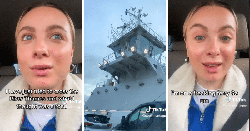 Woman Accidentally Ends up on a Ferry While Trying to Cross a Bridge on Her Way to Work
